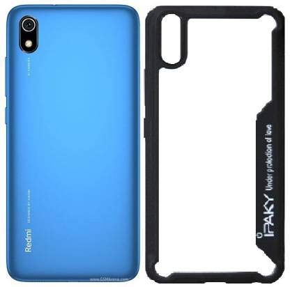 My Choice IPaky Redmi 7A Case Silicone Acrylic Hybrid Shockproof Transparent Case for Redmi 7A