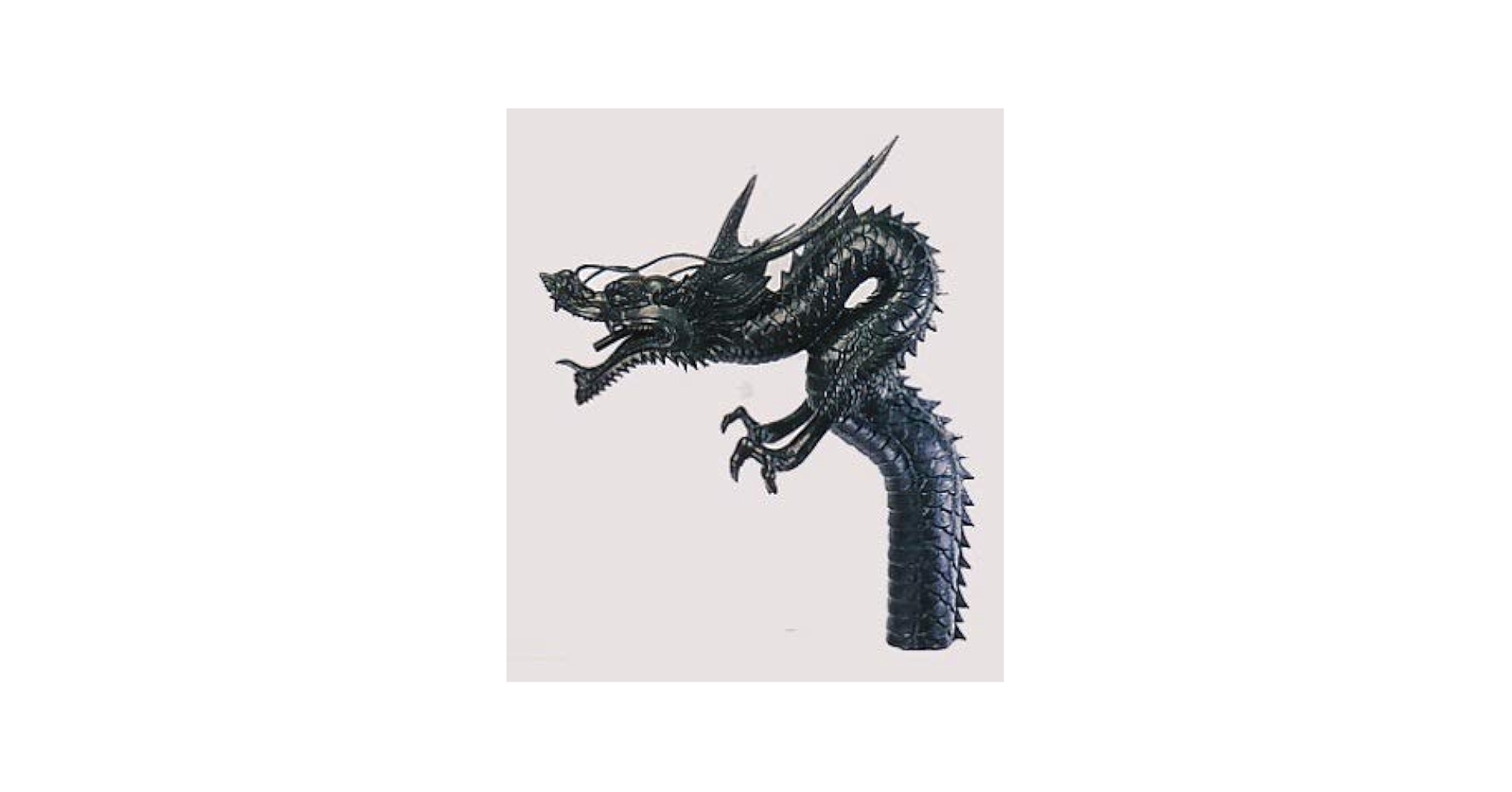 Amazon.co.jp: 庭園 置物 1尺5寸 竜の口 仏師彫刻家 長田晴山作