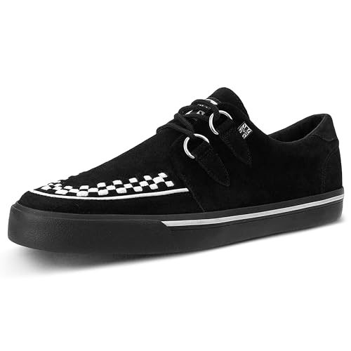 Image of TUK Suede Creeper Sneaker Shoes for Women and Men, D Ring Lace Up Shoes