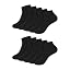 Black - Ankle 10 Pair