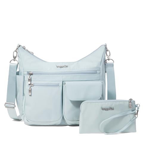 Image of Baggallini Modern Everywhere Crossbody Bag for Women 11x9x4.5 Rfid Hobo Bag