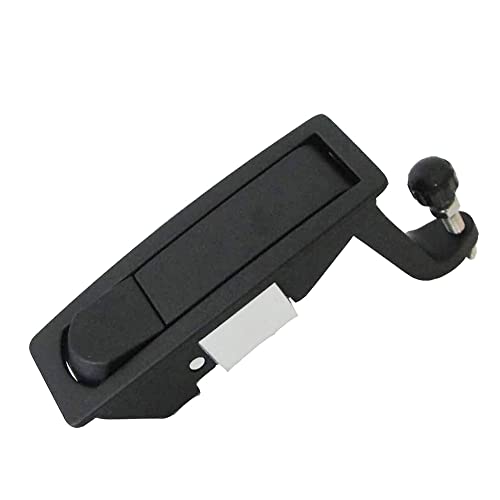 Wjskdq SM606 2Pcs Compression Latch Lock Powder Coated Zinc Alloy Adjustable Lever Hand Operated Flush Lever Marine Applicable Door Thickness: 0.04 Inch-0.94 Inch Grip Range thumb #1
