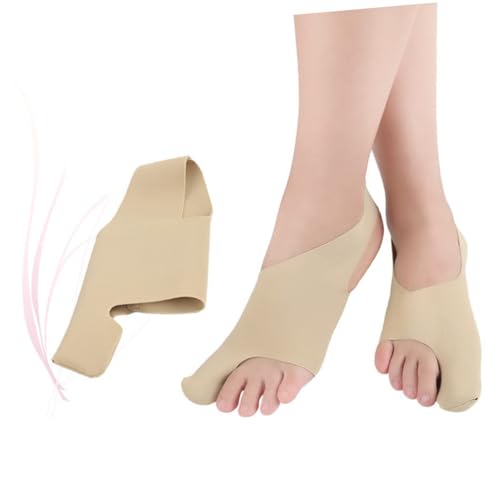 PartyKindom 2Pc Hallux Corrector Socks Breathable Thumb Sleeve for Day Night Use S Unisex Bunion Relief Foot Care