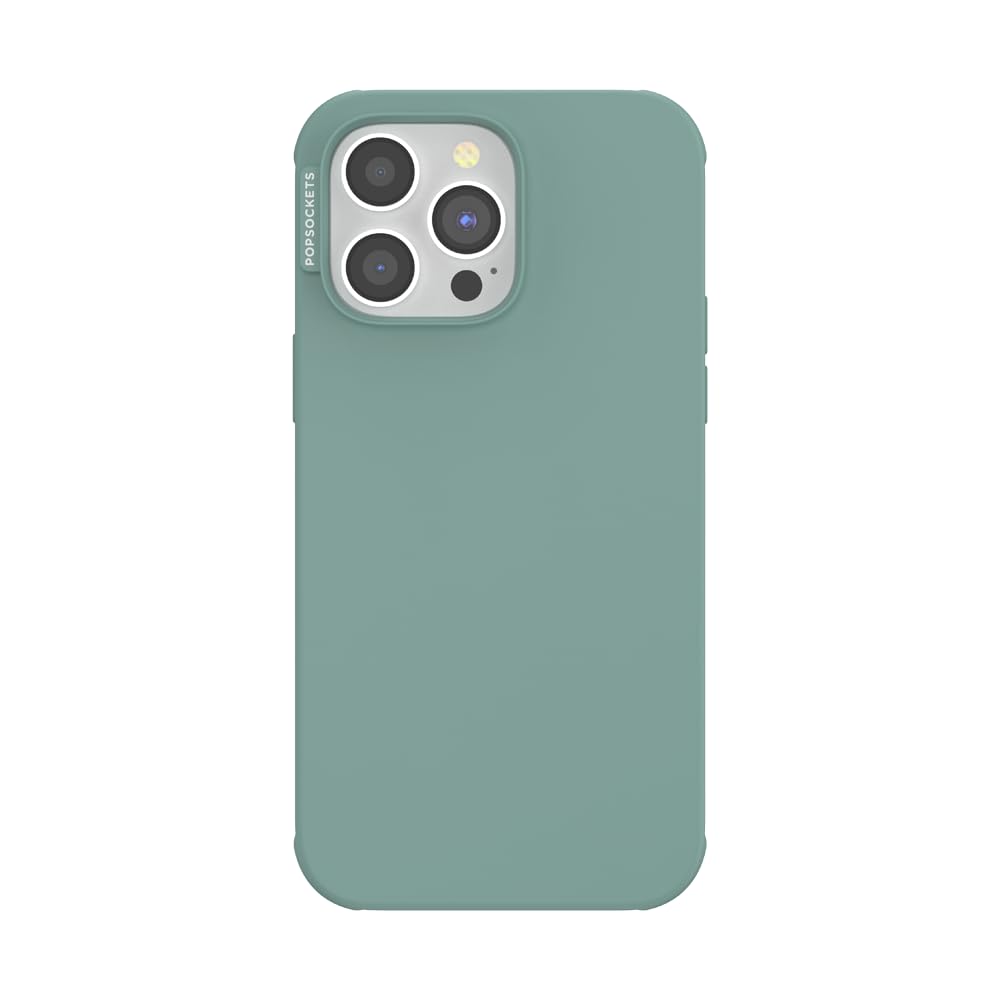 PopSockets iPhone 14 Pro Max Case with MagSafe, Phone Case for iPhone 14 Pro Max, Grip Sold Separately, Wireless Charging Compatible - Turquoise