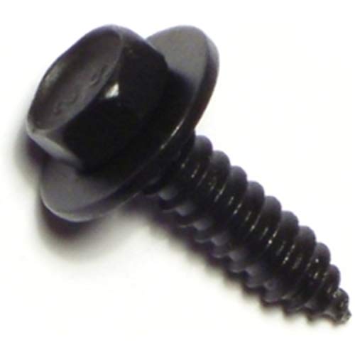 Hard-to-Find Fastener 014973219994 Indented Hex Head Sheet Metal Screws, 6.3mm x 25mm, Piece-10