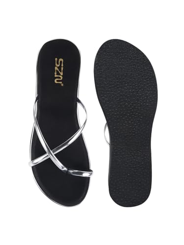Image of Women's Strap Wedge Strap Wedge Sandals - Stylish Comfortable Slip-On Platform Slides | Soft Cushion Footbed Anti-Slip Sole - Perfect for Daily Casual Footwear