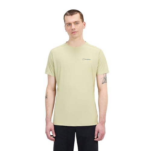 Berghaus 24/7 Tech Basecrewss Maglietta per Uomo, Breeze, XS