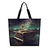 VstaDank Reusable Grocery Bags Lightweight Dream Music Box Tote Bags for Women Shoulder Bag Fashion Washable Shopping Bag Large Casual Tote Handbag for Work Travel Shopping #4