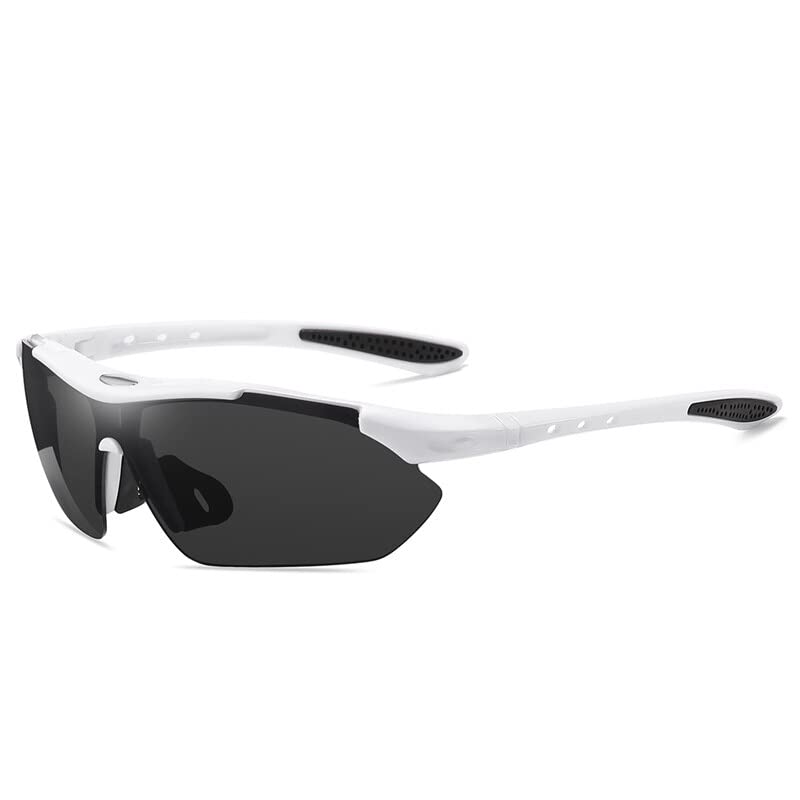 NTALJC Gafas de Sol Deportivas al Aire Libre para Hombres para Hombres en Bicicleta de Gafas Anti-Glare de Moda.