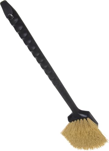 Image of SPARTA 20-Inch Utility Scrub Brush Heavy-Duty Cleaning Tool with Chemical-Resistant Polypropylene Bristles, BPA-Free for Kitchens, Healthcare, and Warehouses, 20 Inches, Black