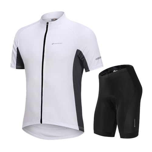 Tenue de cyclisme d'été blanche pour vos sorties vélo du weekend