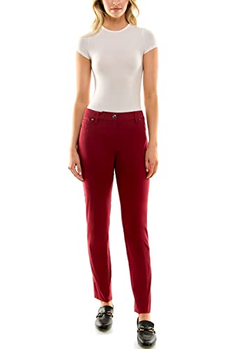 Image of Zac & Rachel Women's Millennium Fabric Pant - Perfectly Designed Woven Stretch Combination That Makes for The Most Flattering