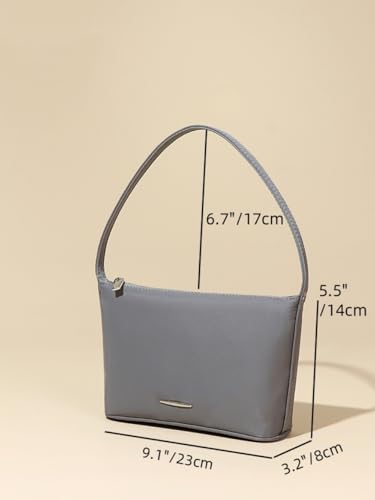 Nylon Shoulder Bag for Women Trendy Handbag and Purses Convenient Hobo Bag Clutch Totes with Zipper Closure4