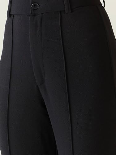 Image of KOTTY Women's Formal Wear Pant Combo Pack of 2 High Waist Straight Fit Office Wears Trousers For Women