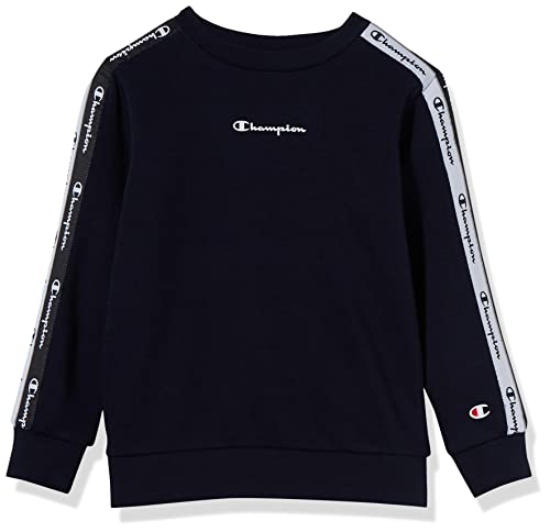 Champion American Tape Crewneck Felpa Bambino, Blu...