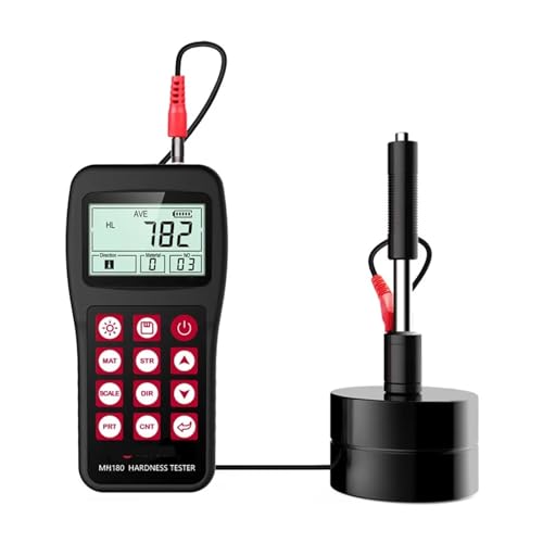 NURII Digital Portable Hardness Tester, MH180, Hardness Testing, Measuring Range 170?960 HLD EL Back Light Display