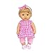 JING SHOW BUSSINESS 6 Sets Baby Girl Doll Clothes Dress for 10-12 Inch Doll Outfits Accessories for Baby Dolls Girl