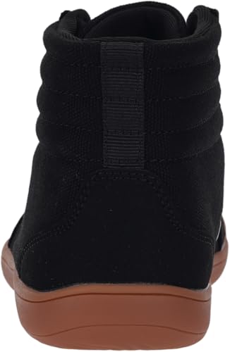 Image of WHITIN Men's Wide Hi-top Minimalist Barefoot Sneakers | Zero Drop Sole | Cushioned Ankle Support