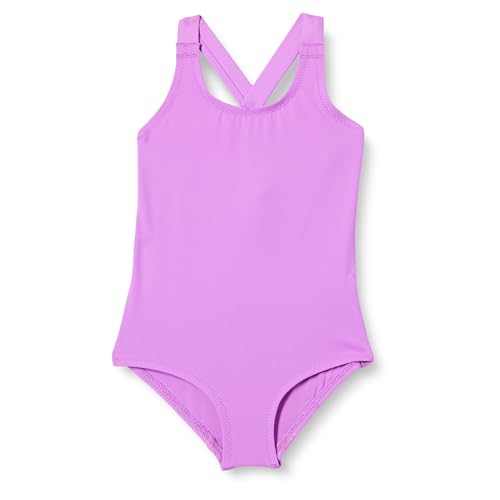 Image of Amazon Essentials Girls and Toddlers' Cross-Back One-Piece Swimsuit