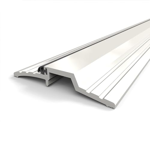 Door Threshold Seal - Soundproof Door Saddle with Bumper Neoprene Rubber Gasket 1/2