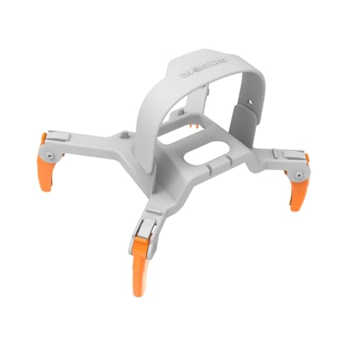 Menolana Landing Gear Extension, Leg Support,Folding Protector 30mm Increase Height Quadcopter Accessory Foldable Extender for Drone, Orange Gray