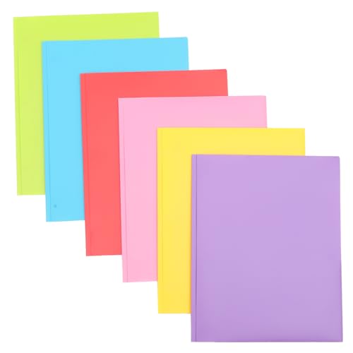 Chemises Pliables de Rangement Bureau - Lot de 6 Classeurs Portables pour Documents Office