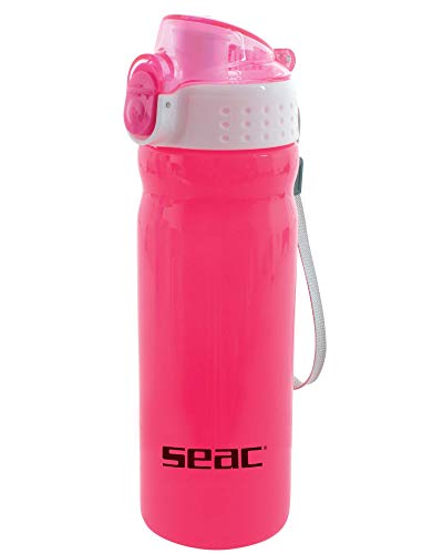 SEAC Nativa Borraccia Sportiva Snap Cap, 550 ml, Unisex Adulto, Rosa, Pink