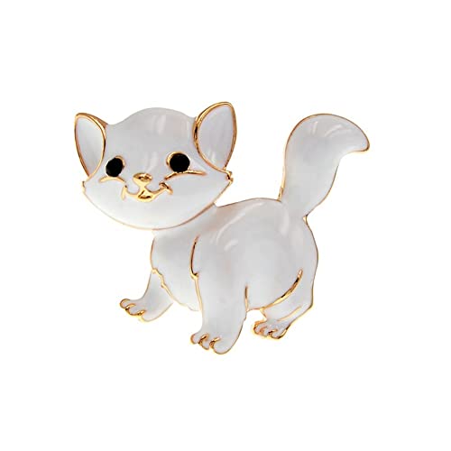 Broche chat en émail pour illuminer vos tenues légères de printemps