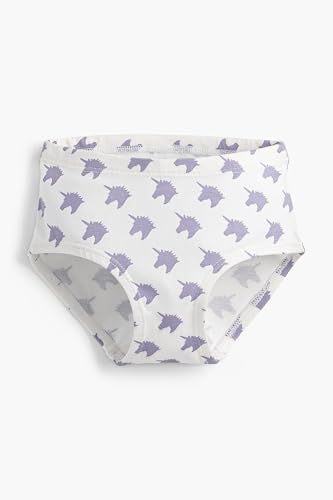 monica + andy Toddler Organic 5-Pack Girl's Underwear Purple Multi, 6T-82