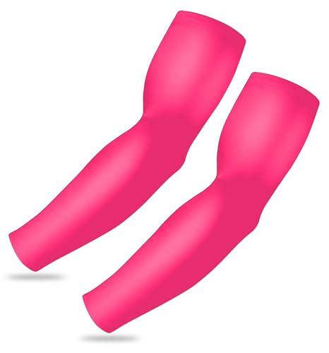 Sports Compression Arm Sleeves for Men & Women - Youth, Kids Arm Sleeve Baseball - Volleyball Sleeves & Basketball Sleeve