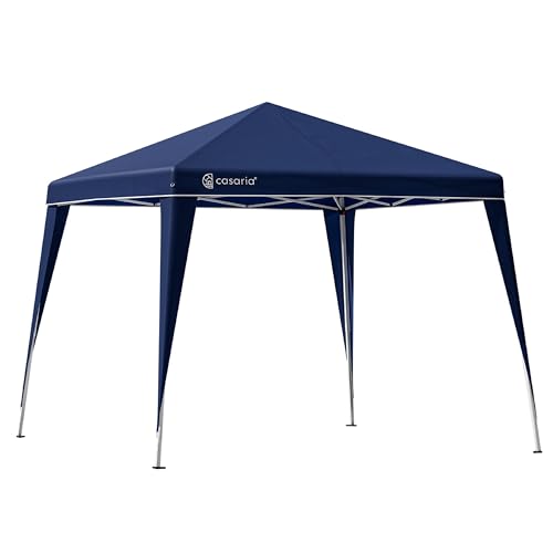 CASARIA® Tonnelle de Jardin Pliable Capri 3x3m Pop-Up Protection UV 50+ imperméable Sac Camping pavillon de Jardin Tente réception Tente Pliante Bleu