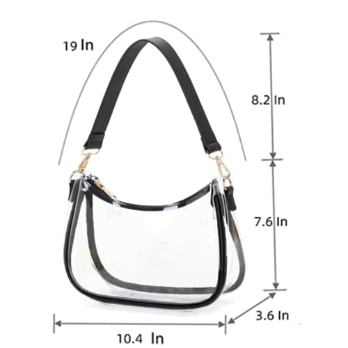 Image of CYHTWSDJ Shoulder Bags for Women, Cute Hobo Tote Handbag Mini Clutch Purse with Zipper Closure