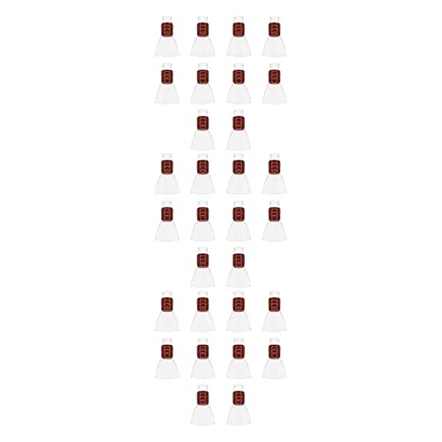 yaoqijie Lot de 30 anches pratiques Suona en plastique durable pour instruments de musique Accessoires durables (couleur : blanc)