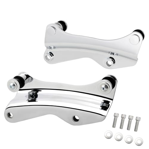 Image of 4-Point Detachable Docking Hardware Kit for Harley Touring 2014-2025 CVO Road Glide Road King Street Glide Street Glide,for Sissy Bar, Solo /2-Up Luggage /Tour-Pack Rack,Chrome