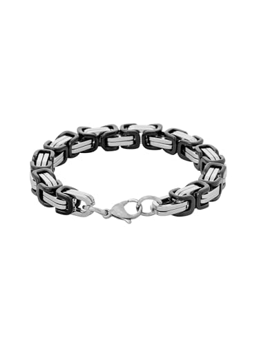 Yellow Chimes Tough Style Stainless Steel Chain Bracelet for Men and Boys