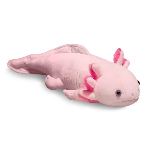 ACTOYS Peluche Axolotl, Peluche Cute, Peluche Tout Doux, Jouet en Peluche Axolotl Poupée, Peluche Axolotl Kawaii, Mignon en Peluche Noël, Anniversaire, Cadeaux pour Enfants (Rose 45cm)