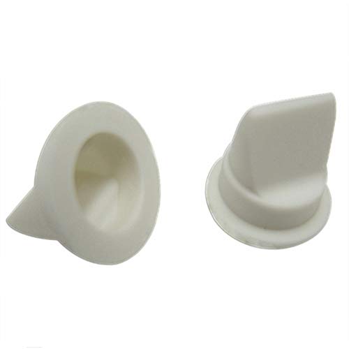 10 Pieces White Silicone Duckbill Valve One-Way Check Valve 15 x 9.2 x 12.8MM for Liquid and Gas Backflow Prevent