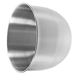VILLCASE Edelstahl Rührschüssel Tiefes Design Spritzgeschützt Robust Kleine Metallschüssel zum Backen und Zubereiten Vielseitig für Küche und Haushalt
