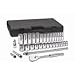 KD Tools (KDT80715) 33 Pc. 1/2" Drive 6 Point SAE Standard and Deep Mechanics Tool Set