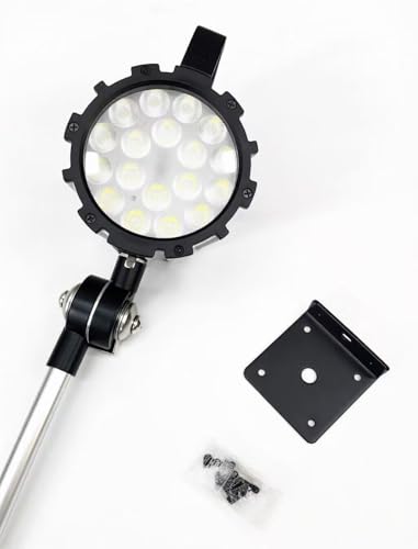Led luz de trabajo impermeable de 18W para entornos con fluidos CNC 4