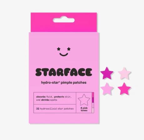 Anti Akne Pflaster rosa Sterne Starface Hydro Star Pimple Patches - 32 Sterne