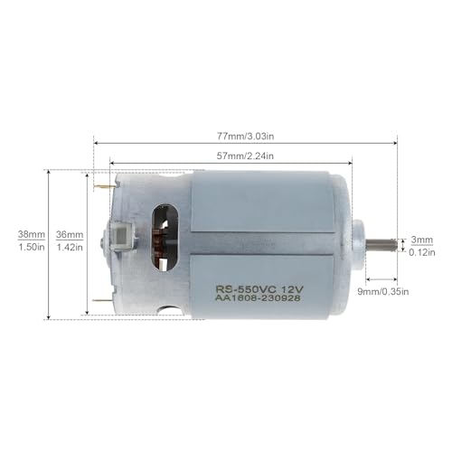 Moteur pour perceuse RS550 compact à couple élevé 10,8V