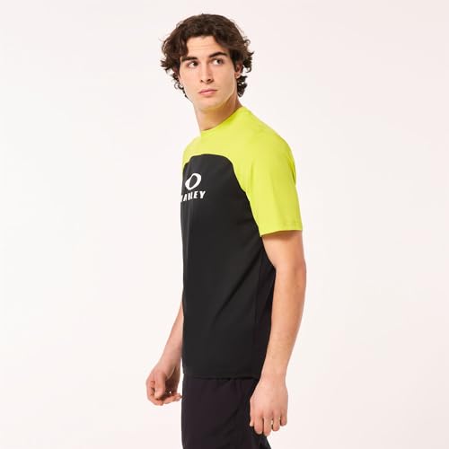Oakley Free Ride Recycled Long Sleeve Jersey Tee Yellow - image 5