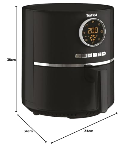 Tefal EY1118 UltraFry Friteuse numérique à air chaud Arrêt automatique Noir