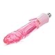 Sexmaschine Anal Dildo,Silikon 3XLR Anschluss Dildo für Ficklemaschine,Sexmaschine Zubehör Sexspielzeug für Frauen,Weiches rosa Anal Dildo Set(P02)