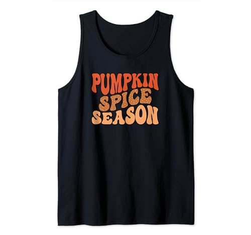 Pumpkin Spice Season Everything Coffee Latte Autunno Lover Top Canotta