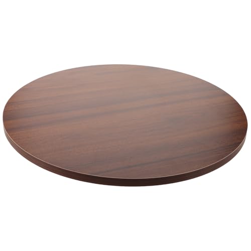 Plateau de table rond en bois de 16,7 pouces avec surface solide premium - 2