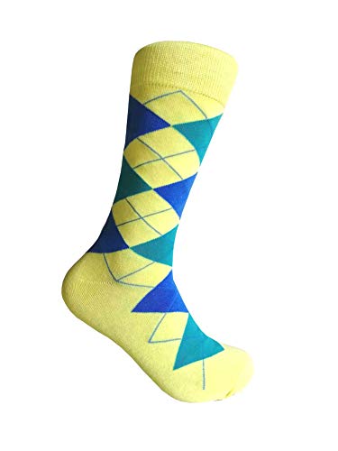Men's Groomsmen Wedding|Party Events|Gala Collection Argyle Dress socks