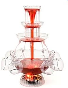 Illuminated Punch Bowl Cocktail Fountain