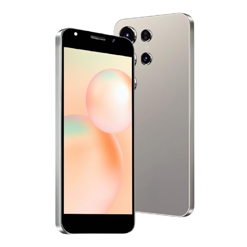 OVIO PYRRHEAN Unlockable Phone, Supports 4G Network, Android Phone, 5.0-inch Screen, 2GB RAM + 16GB ROM/TF 256GB, Dual SIM, Dual Camera, Suitable for Beginners (27grey)